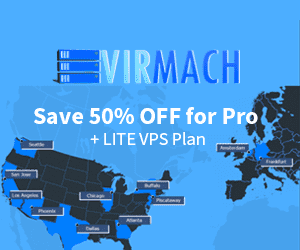 Virmach Coupon VPS and Web Hosting just $3.0/mo